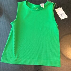 Kelly Green Sleeveless woman’s small tank top